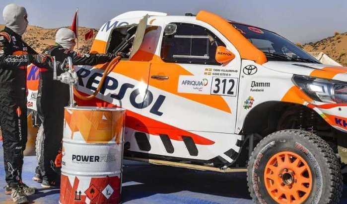 Repsol test hernieuwbare brandstof uit op Morocco Rally