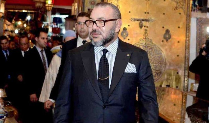 Koning Mohammed VI in Tetouan aangekomen