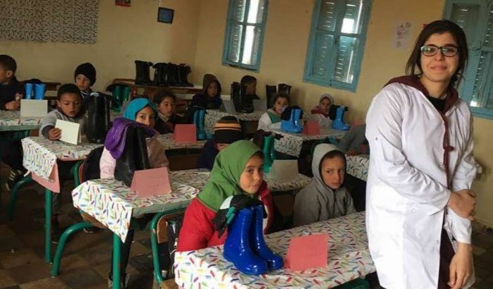 Marokko: lerares helpt leerlingen met liefdevol geschenk (foto's)