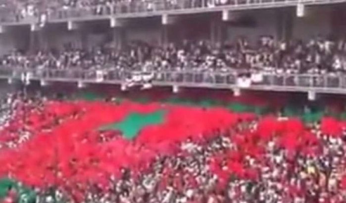 Marokkaanse tifo van Atletico Mineiro