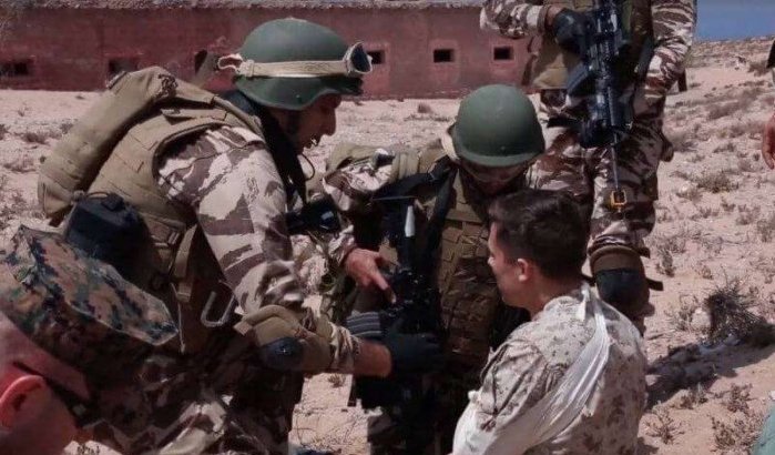Militaire oefening Marokko Verenigde Staten (video)