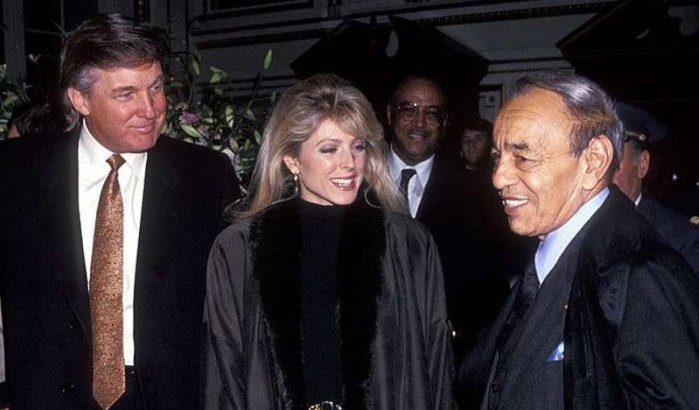 Foto's: Hassan II en Donald Trump