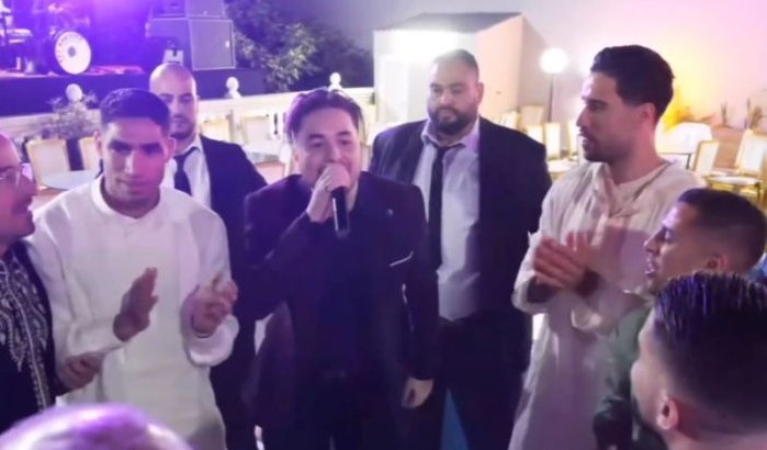 Gênante beelden Achraf Hakimi gelekt (video)