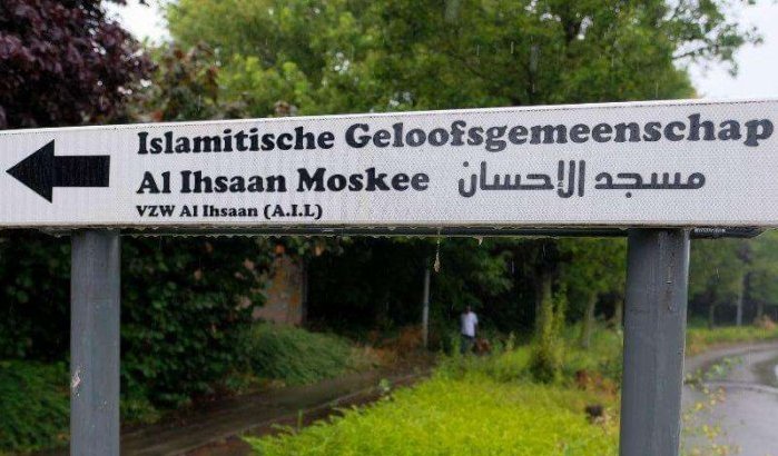 Moskee vernield in België
