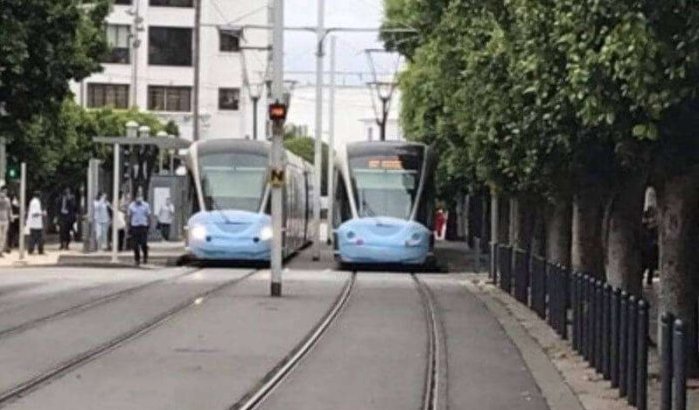 In Marokko dragen ook trams een mondmasker (foto)