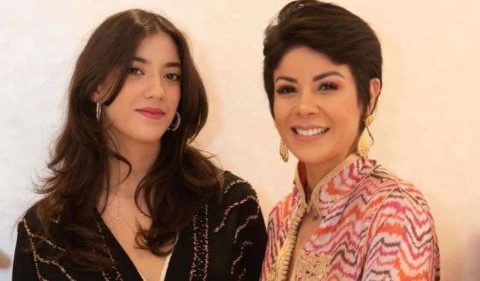 Leila Hadioui viert verloving met familie (foto's)