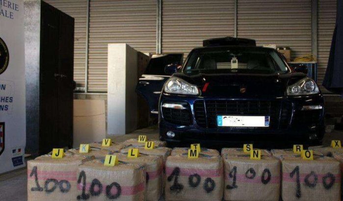 Drugskonvooi met 2 ton cannabis uit Marokko onderschept in Frankrijk