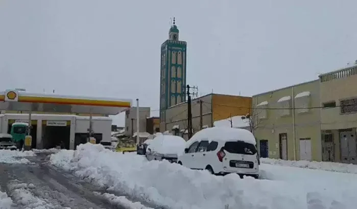 Sneeuw terug in Marokko