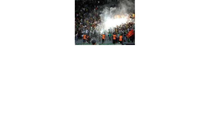 Incidenten na voetbalwedstrijd Meknes - Fez 