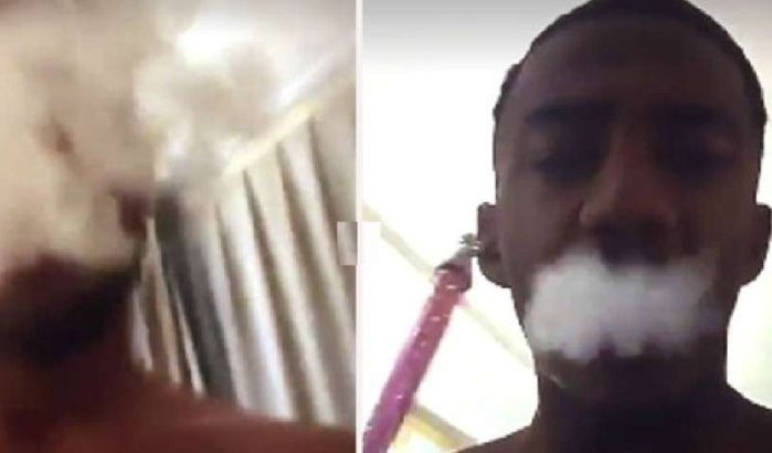 Marokkaanse internationals gestraft na roken shisha (video)