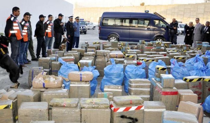 Ton drugs onderschept in haven Tanger Med