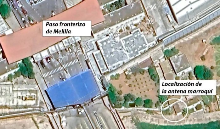 Melilla: Marokko installeert antenne en brengt Spanje in verlegenheid