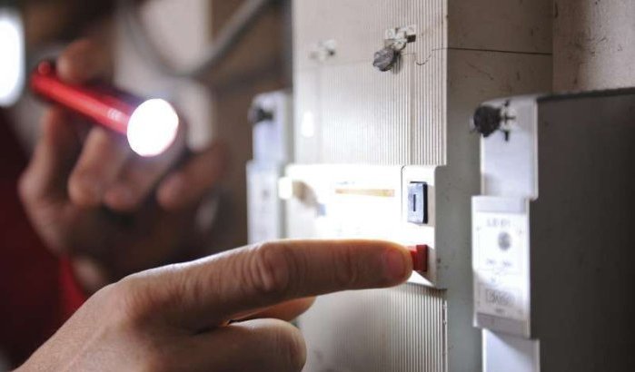 Bewoners Tanger demonstreren in het donker tegen elektriciteitsprijzen