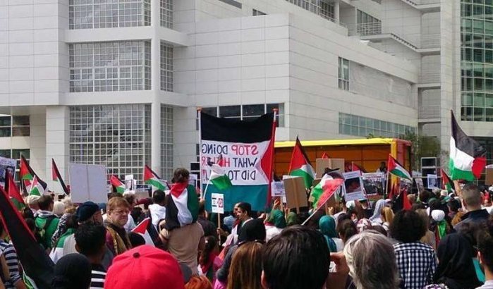 Pakkende speech Appa op betoging voor Palestina in Den Haag