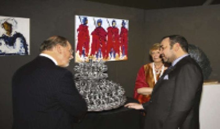 Ook licht is kunst voor Mohammed VI 