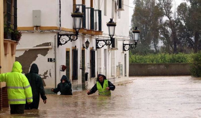 Marokkaan komt om door hevige stortregens in Spanje
