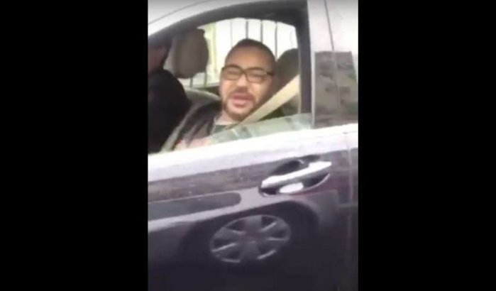 Koning Mohammed VI in straten Parijs (video en foto)