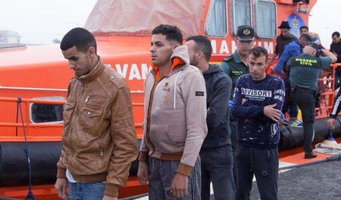 Spanje: 40 Marokkanen waarvan 2 in kritieke toestand op zee gevonden