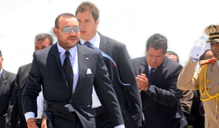 Koning Mohammed VI in Al Hoceima