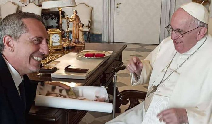 Gad Elmaleh over ontmoeting met Paus Franciscus