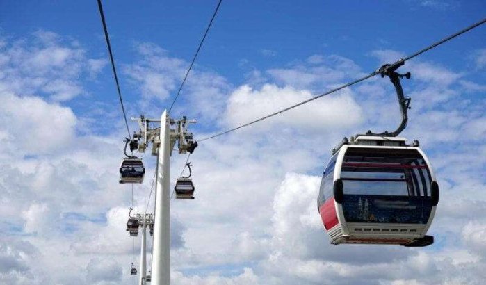 Kabelbaan tussen Rabat en Salé in project