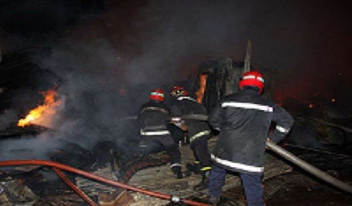 Brand verwoest zestigtal winkels in Casablanca 