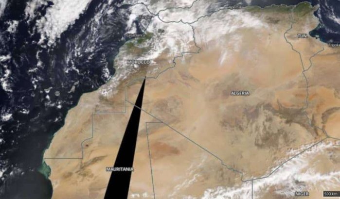 Ook NASA gebruikt kaart van Marokko met Sahara