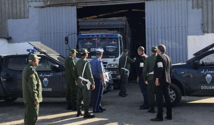 Marokko: 300 ton smokkelproducten met een waarde van 9 miljoen dirham in beslag genomen