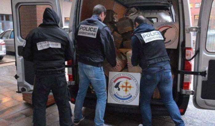 Frankrijk: opnieuw ton cannabis uit Marokko onderschept