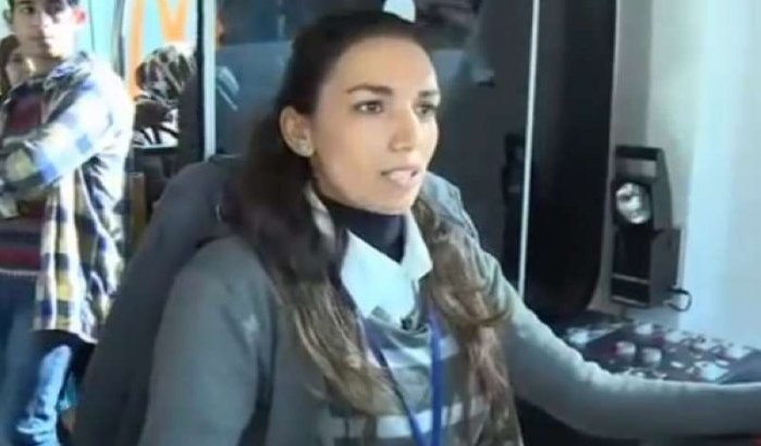Karima Sekkari, tramchauffeur in Marokko