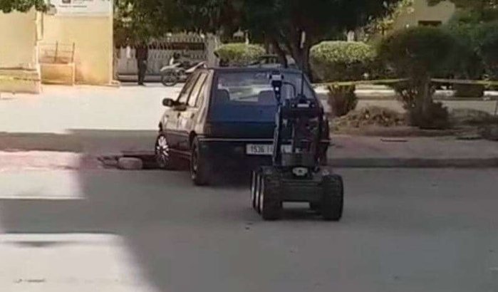 Bom in vuilbak in centrum Meknes gevonden