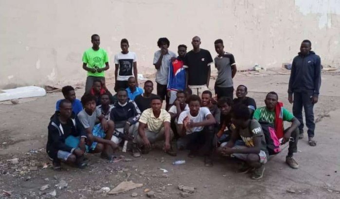 Soedanese migranten opgejaagd door de politie in Oujda