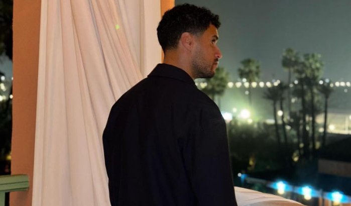 Munir Mohamedi relaxed in Marrakech (foto's)