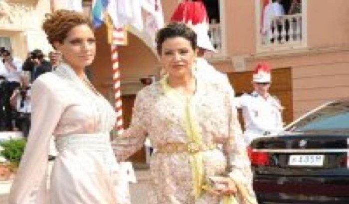 Lalla Meryem en Lalla Soukaina op huwelijk Albert II Monaco