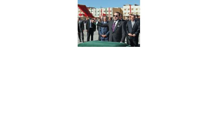 Koning Mohammed VI in Oujda 