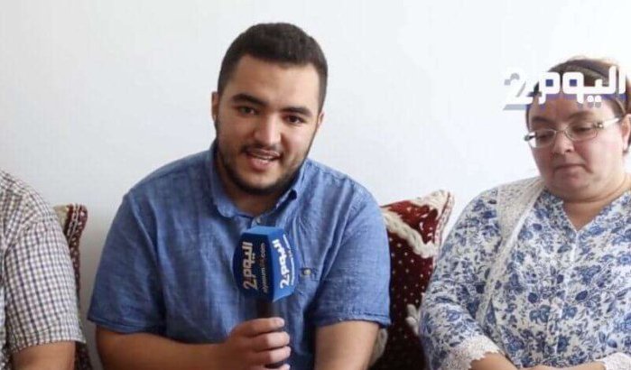 Yassine, beste leerling van Marokko met 19,4/20 op het eindexamen (video)