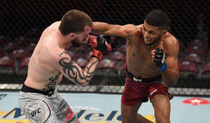 Youssef Zalal wint eerste UFC-gevecht (video)