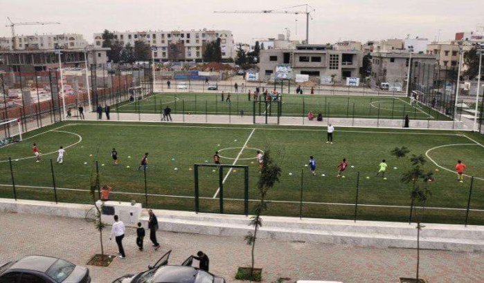 Marokko: Danone legt voetbalvelden aan