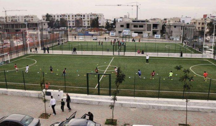 Marokko: Danone legt voetbalvelden aan