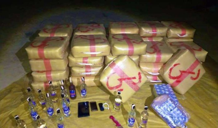 Politie Errachidia legt hand op 4,3 ton drugs tijdens reeks antidrugsacties (foto's)