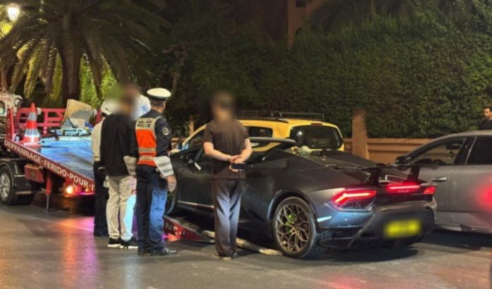 Toeristen opgepakt na straatrace met bolide in Marokko