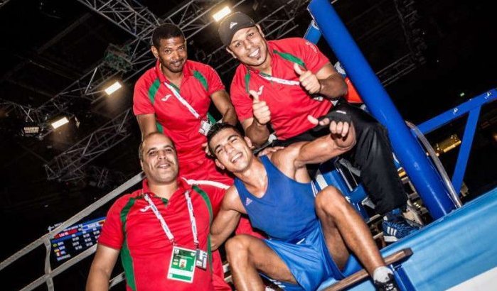 Foto's: Marokkaan Mohamed Rabii wint wereldtitel boksen
