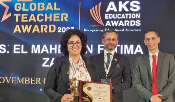 Marokkaanse Fatima Zahra is "Beste lerares" ter wereld