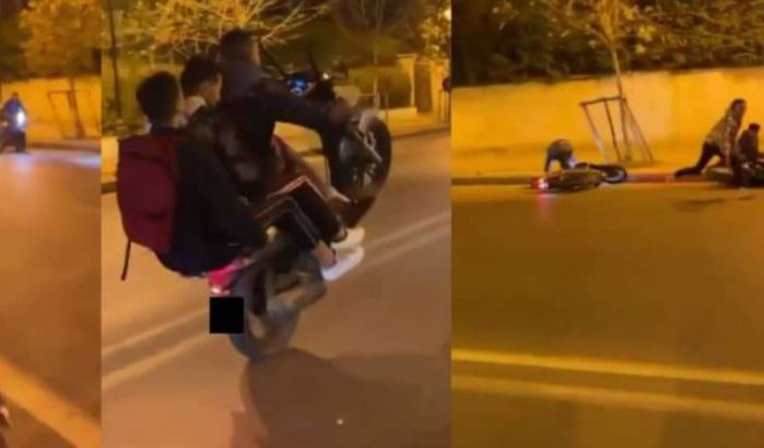 Jongeren opgepakt voor negeren politiecontrole in Rabat (video)