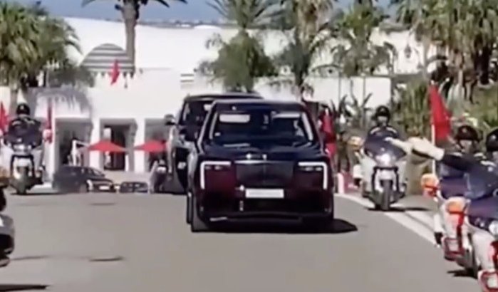 Koning Mohammed VI in M'diq aangekomen voor Eid ul-Adha