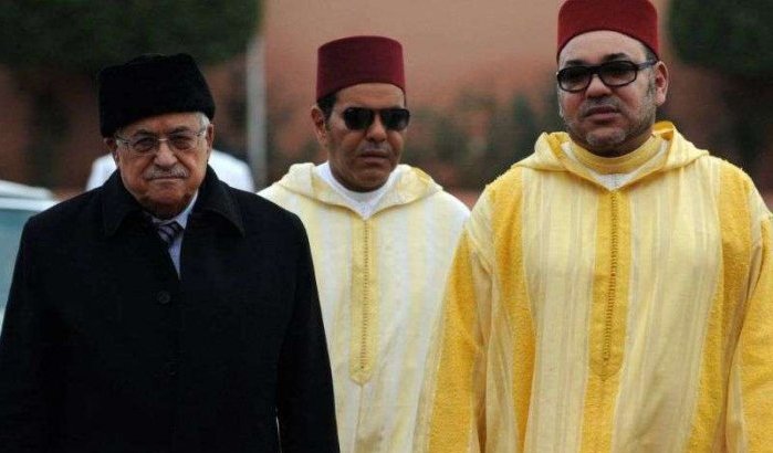 Koning Mohammed VI belt zieke president Palestina