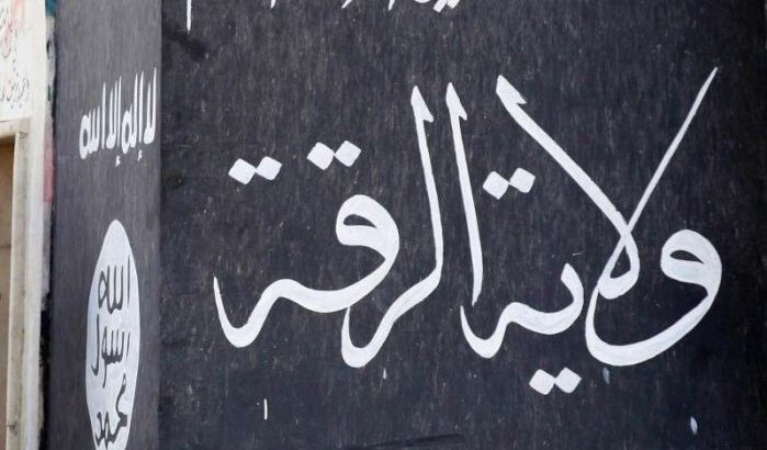 Daesh-leuzen op muren Tetouan