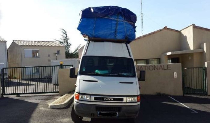 1500 kilo overladen busje uit Marokko aangehouden in Frankrijk