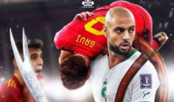 Sofyan Amrabat drijft spot met Spaanse spelers