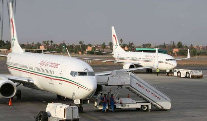 Stormloop op agentschappen Royal Air Maroc 